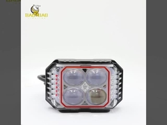 80V 4 manik Putih Kuning berkedip Multi Color Metal Motorcycle LED Light