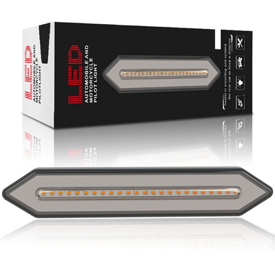 Merah Kuning 24V Universal LED Tail Light Pilot Lamp Untuk Mobil Untuk Sepeda Motor
