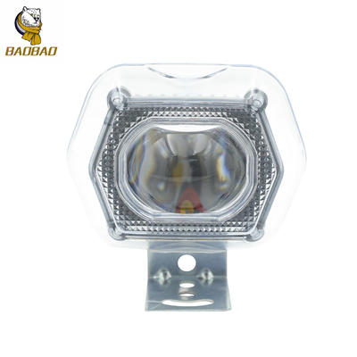 Lucency Casing Multiple Color Flash Motorcycle LED Spotlight Bagian