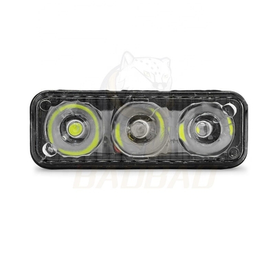 3 Lampu Putar LED 9W Flash Tetap Lampu Waterproof Untuk Sepeda Motor