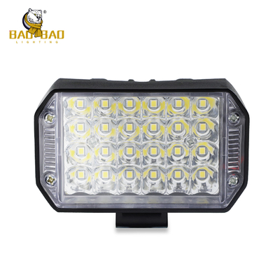 Aluminium Putih Kuning Flash Warna 30V Sepeda Motor Universal lampu depan