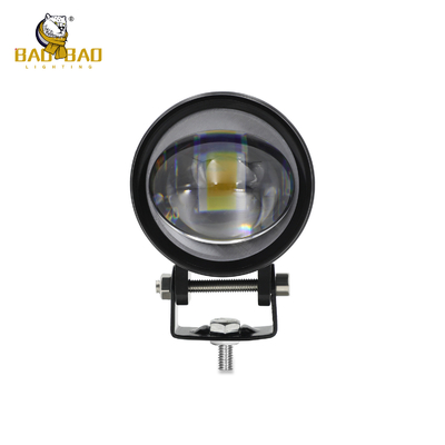 Aluminium Putih Kuning Lampu Langsung 30V LED Spot Lampu Sepeda motor