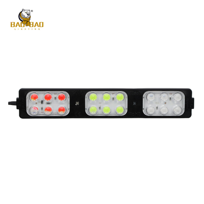 Fancy Light Bar 18 Lampu Modul LED Merah Biru Flashing Dekorasi Sepeda