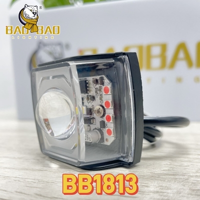 1 LED Sepeda motor LED multi warna Mini Light Lucency Motorbike Spotlight