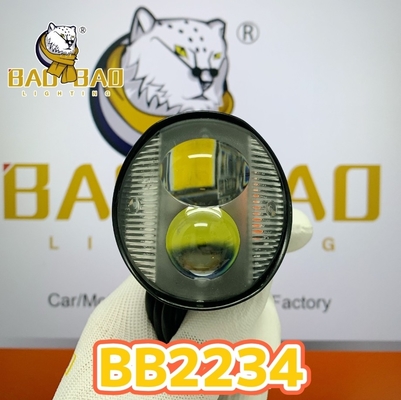 2 Bead metal Putih Kuning Dual Color Mini Driving LED Light CG125 Dimodifikasi