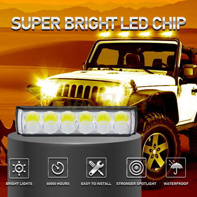Lampu Peringatan Merah Biru Strobe Metal Lampu Depan Lampu Kabut Motor