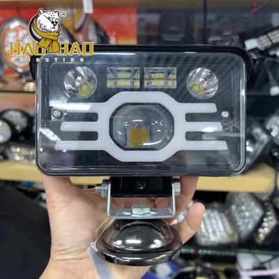 3 Inch LED Work Light Putih Kuning Warna Dual Untuk Truk Untuk Mobil 4x4 Aksesoris